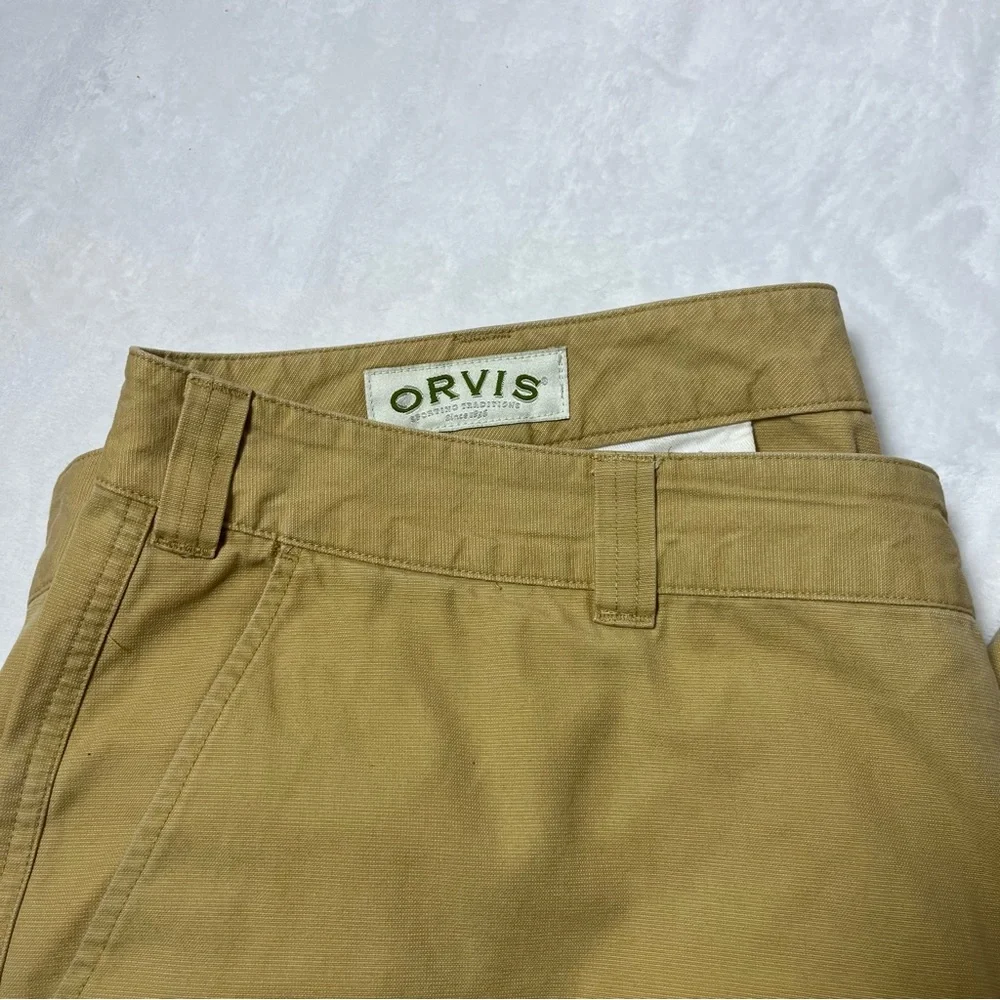 Orvis Men's Ultimate Khakis Twill Plain Front Pants size 42 - Picture 5 of 10